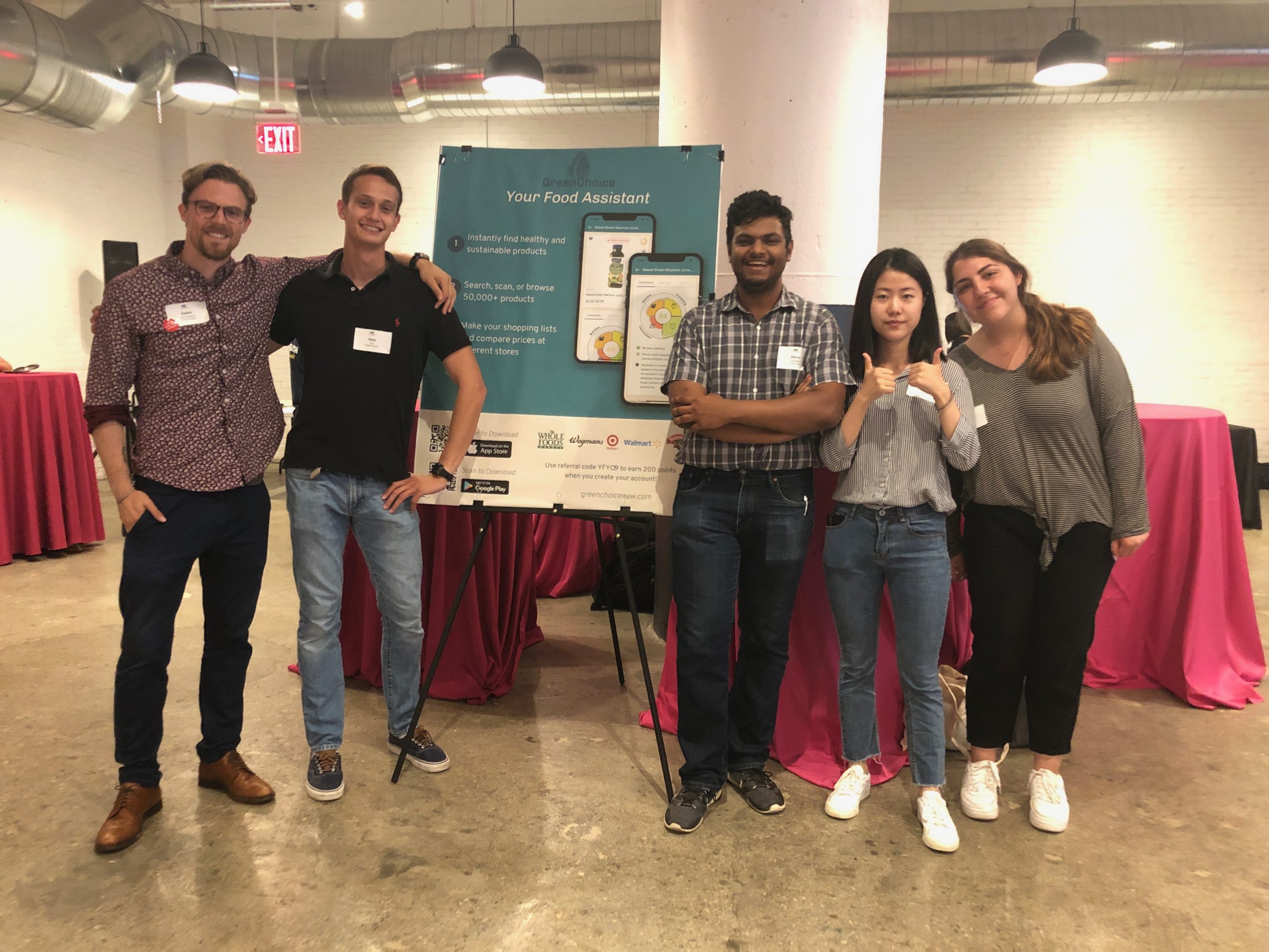 MassChallenge Startup Showcase: GreenChoice Demos to over 1,000 attendees!