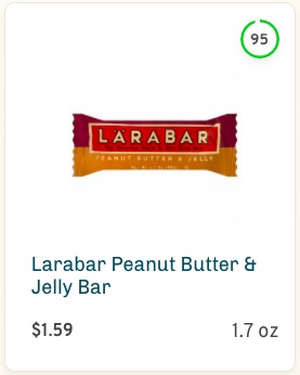 Larabar Peanut Butter & Jelly Bar Nutrition and Ingredients