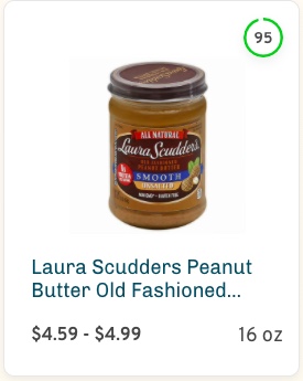 Laura Scudders Peanut Butter Old Fashioned Smooth Nutrition and Ingredients