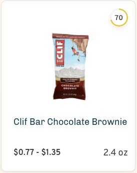 Clif Bar Chocolate Brownie Nutrition and Ingredients