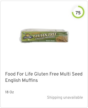 Food For Life Gluten Free Multi Seed English Muffins Nutrition and Ingredients
