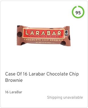 Larabar Chocolate Chip Brownie Nutrition and Ingredients