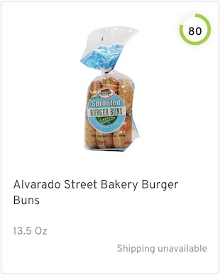 Alvarado Street Bakery Burger Buns Nutrition and Ingredients