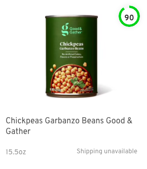 Chickpeas Garbanzo Beans Good & Gather