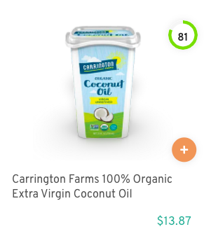 Carrington Farms 100% Organic Extra Virgin Coconut Oil