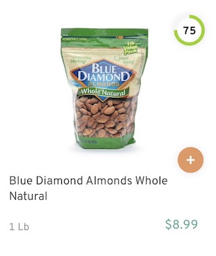 Blue Diamond Almonds Whole Natural