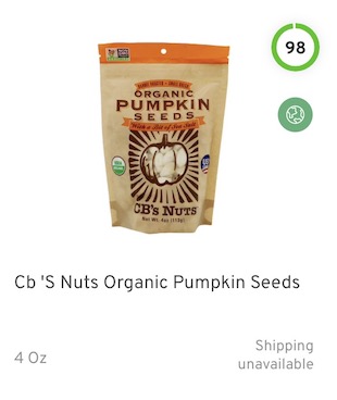 Cb's Nuts Organic Pumpkin Seeds