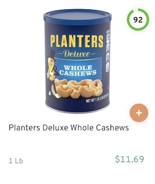 Planters Deluxe Whole Cashews