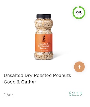 Unsalted Dry Roasted Peanuts Good & Gather