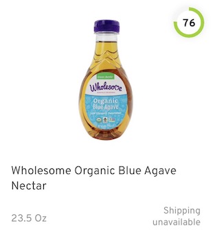 Wholesome Organic Blue Agave Nectar