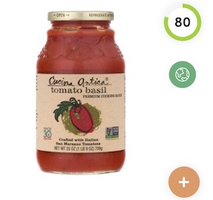 Cucina Anticapasta Sauce Tomato Basil Nutrition and Ingredients