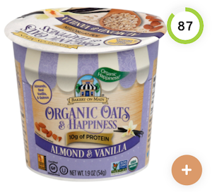 Garden Of Light Almond & Vanilla Organic Oats Happiness Nutrition and Ingredients