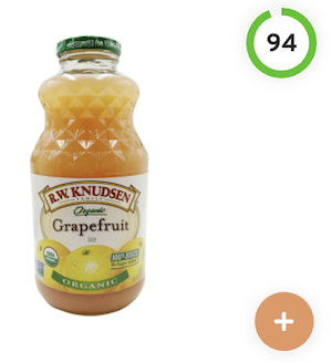 R.W . Knudsen Family Organic Grapefruit Juice Nutrition and Ingredients